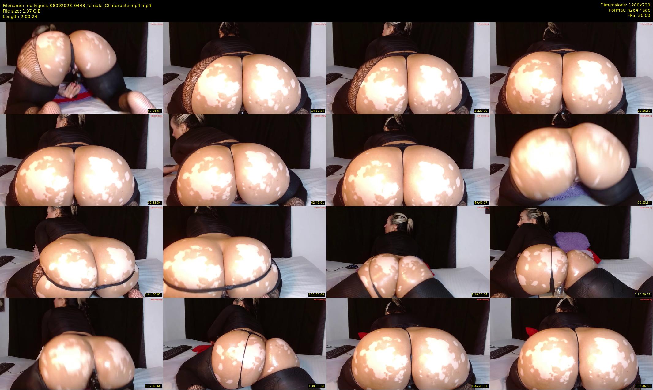 mollyguns — 121 minute Chaturbate female cam show recording, 720p, Sep 8, 2023