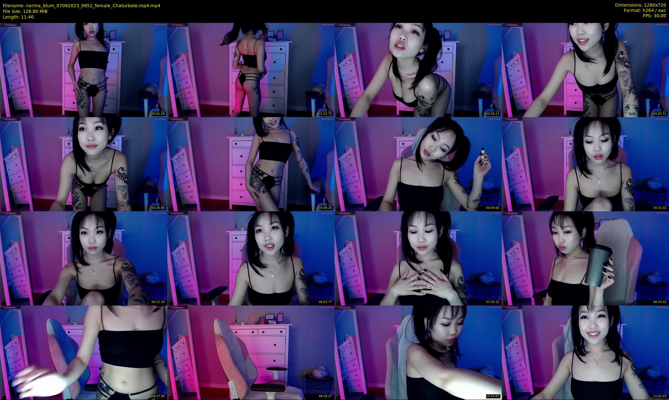 norma_blum — 12 minute Chaturbate female cam show recording, 720p, Sep 7, 2023