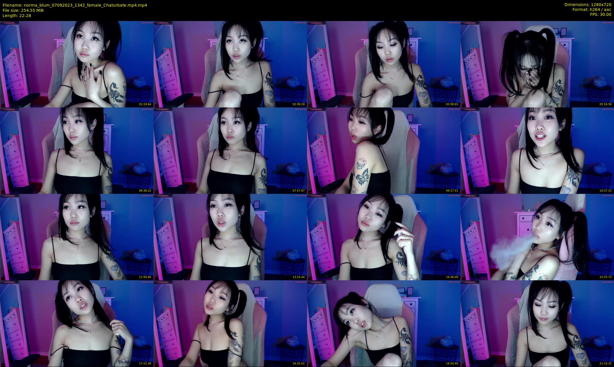 norma_blum — 23 minute Chaturbate female cam show recording, 720p, Sep 7, 2023