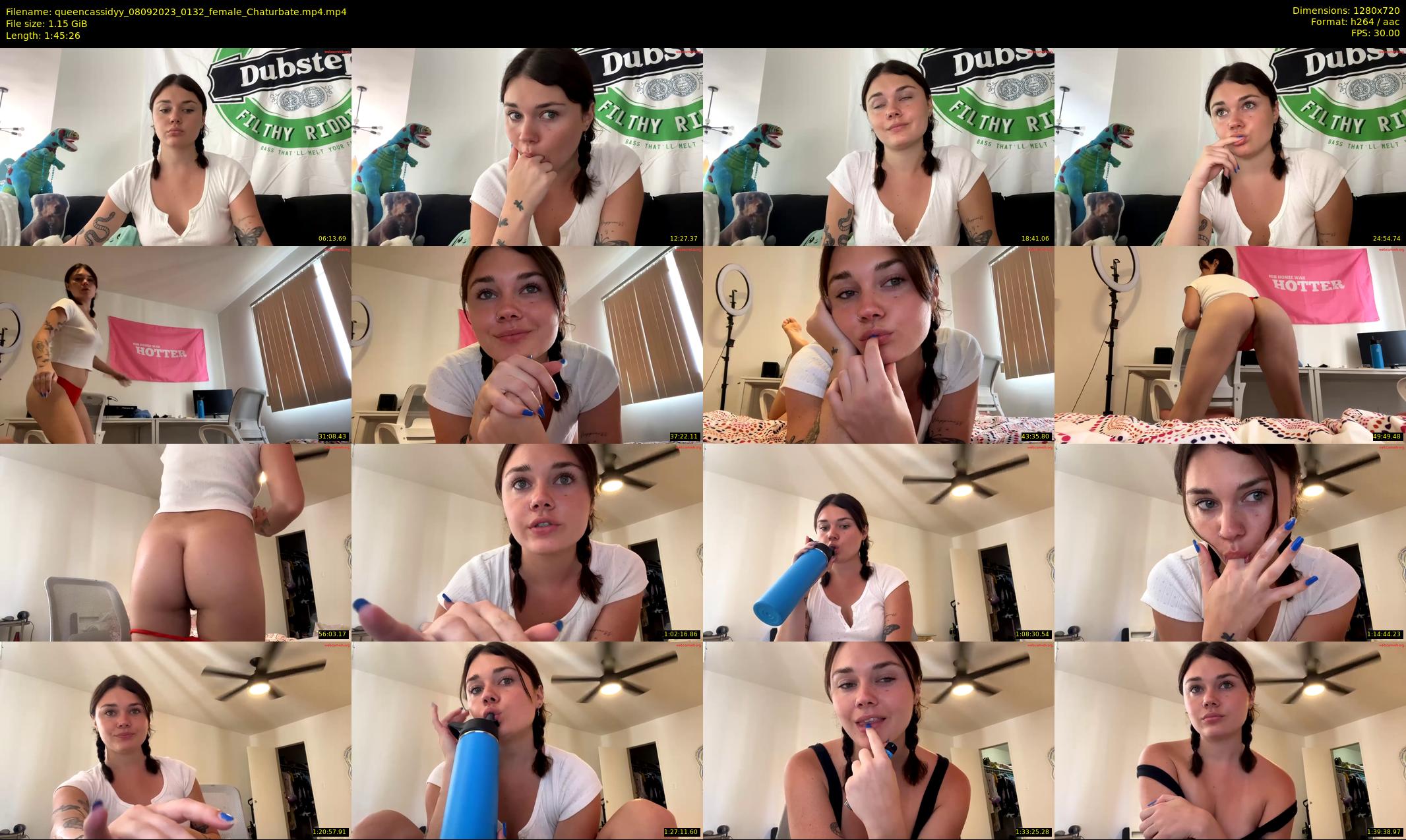 queencassidyy — 106 minute Chaturbate female cam show recording, 720p, Sep 8, 2023