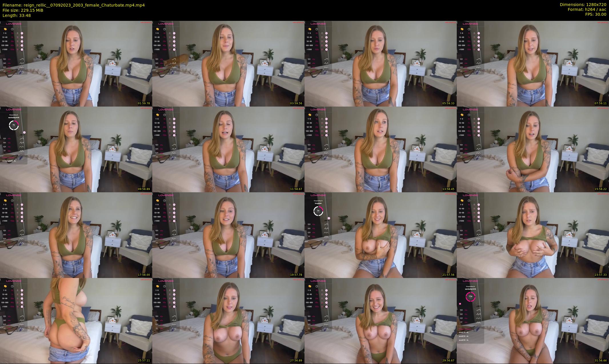 reign_rellic_ — 34 minute Chaturbate female cam show recording, 720p, Sep 7, 2023