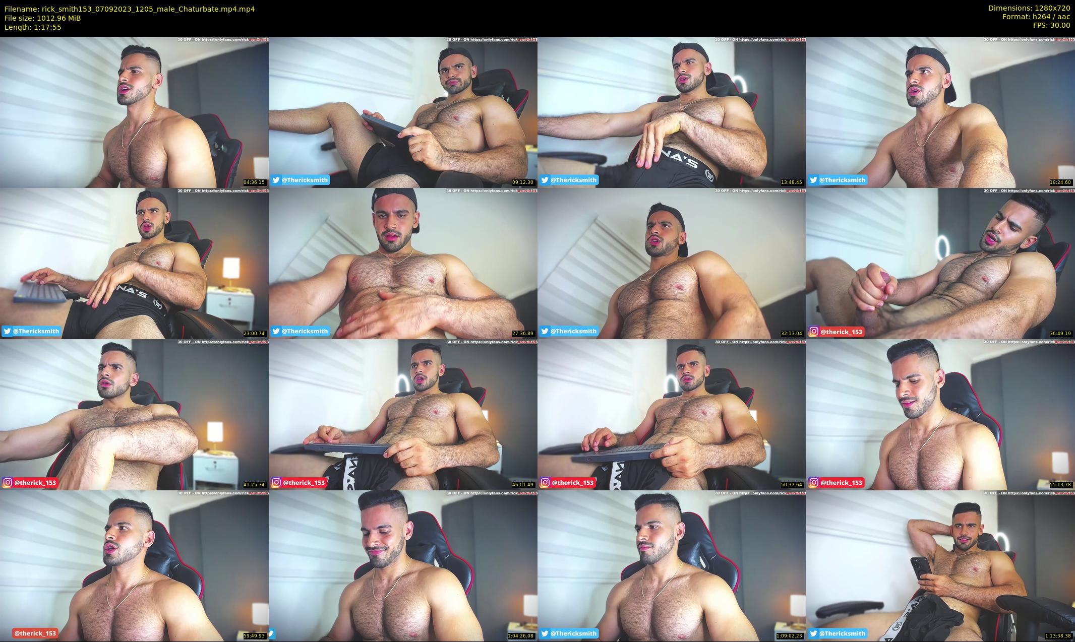 rick_smith153 — 78 minute Chaturbate male cam show recording, 720p, Sep 7, 2023