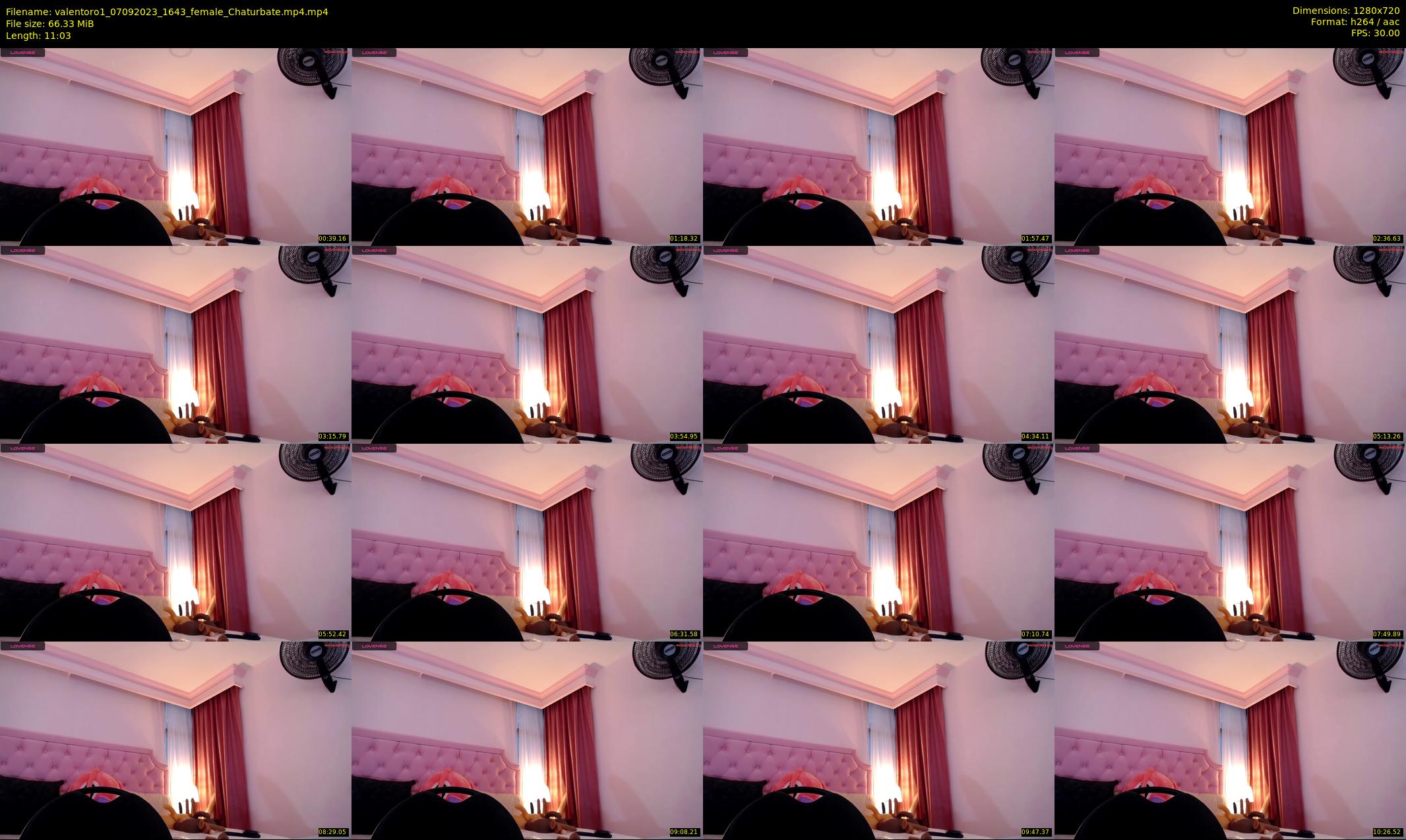 valentoro1 — 12 minute Chaturbate female cam show recording, 720p, Sep 7, 2023