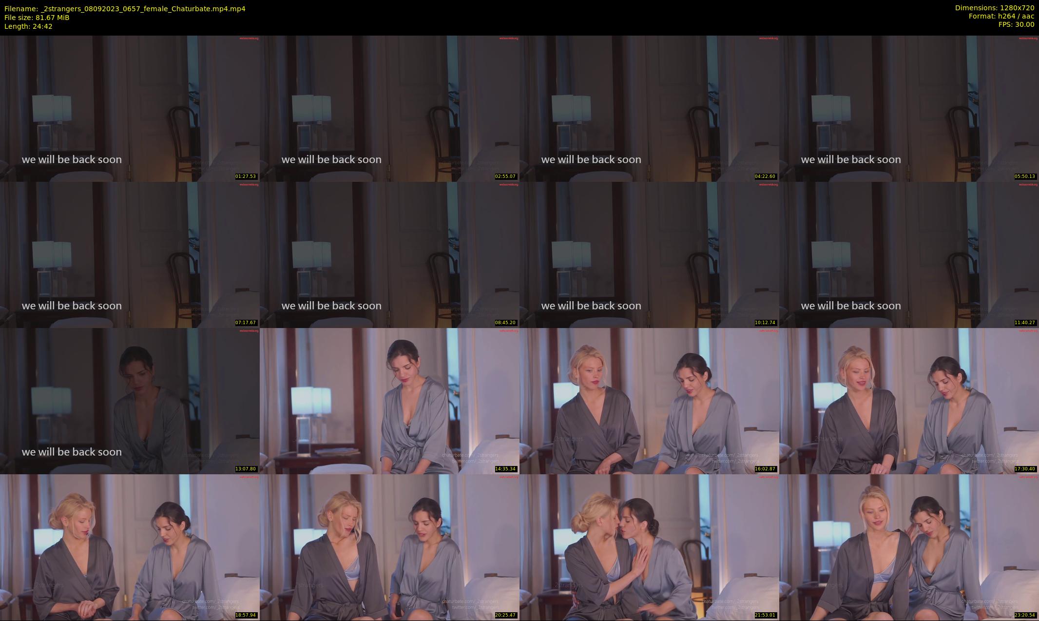 _2strangers — 25 minute Chaturbate couple cam show recording, 720p, Sep 8, 2023