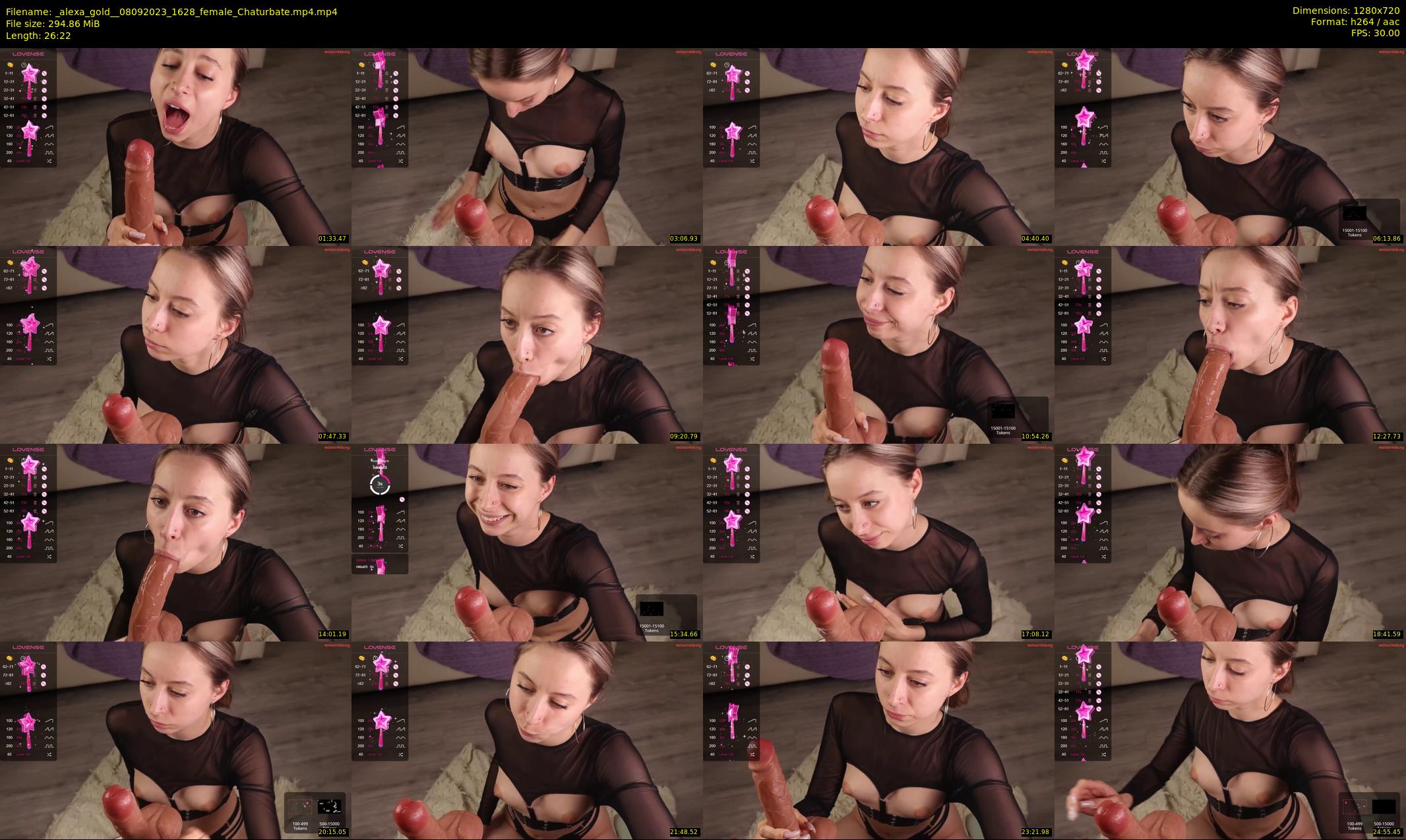 _alexa_gold_ — 27 minute Chaturbate female cam show recording, 720p, Sep 8, 2023