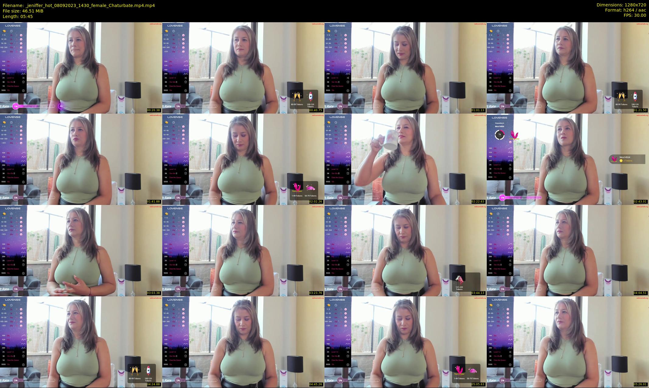 _jeniffer_hot — 6 minute Chaturbate female cam show recording, 720p, Sep 8, 2023