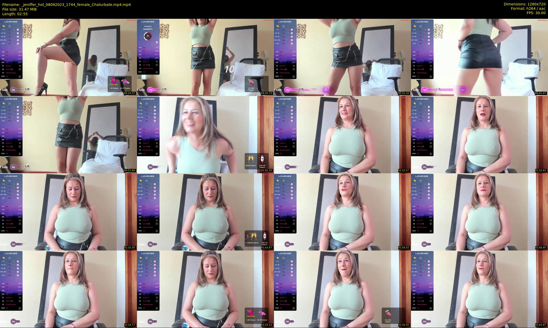 _jeniffer_hot — 3 minute Chaturbate female cam show recording, 720p, Sep 8, 2023