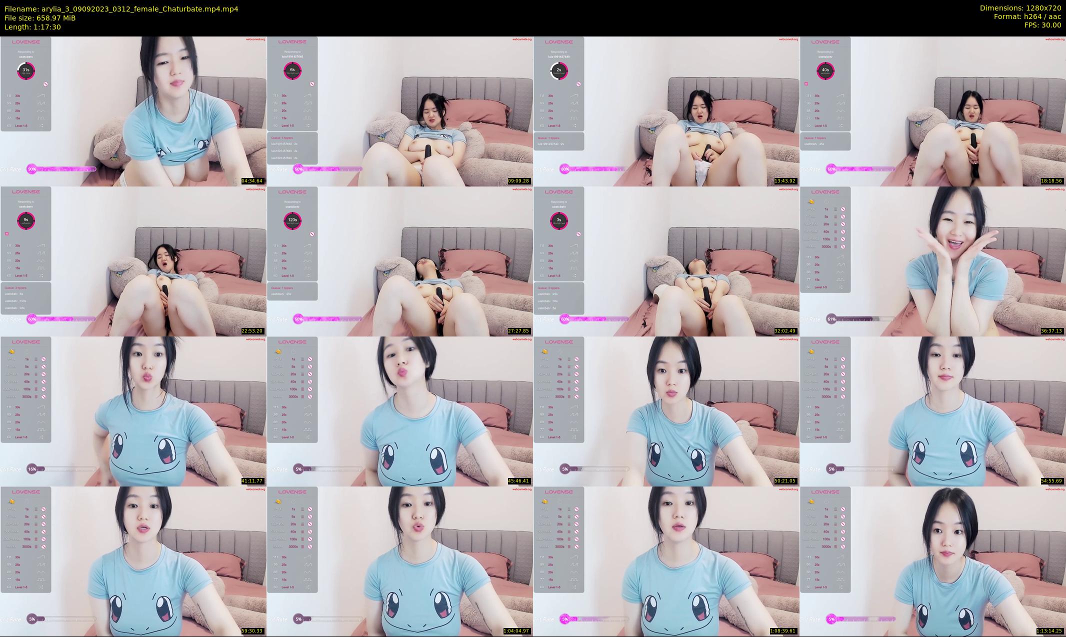 arylia_3 — 78 minute Chaturbate female cam show recording, 720p, Sep 9, 2023