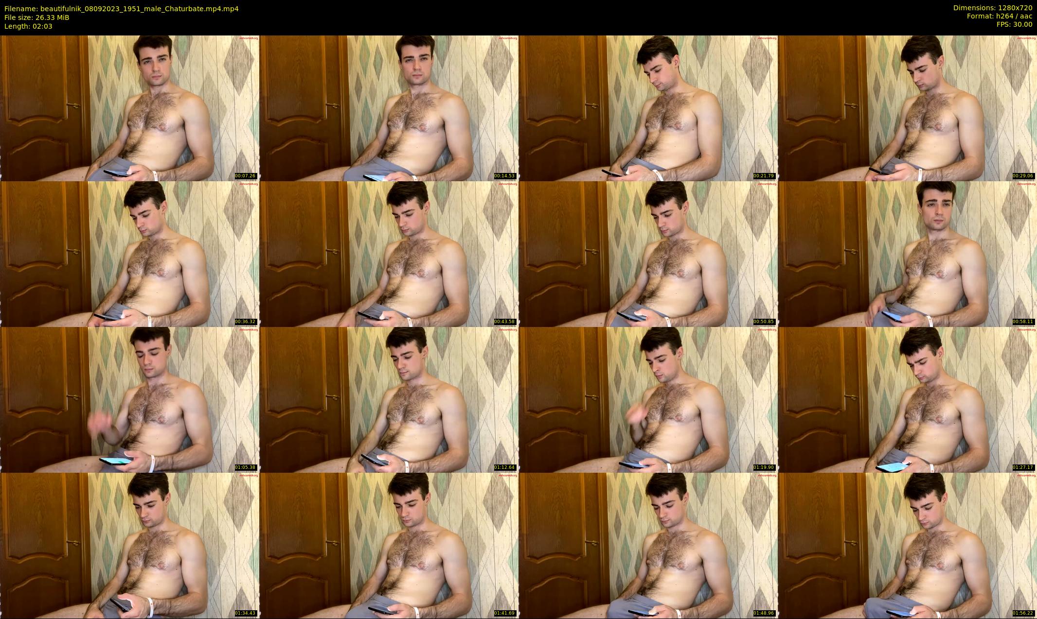 beautifulnik — 3 minute Chaturbate male cam show recording, 720p, Sep 8, 2023