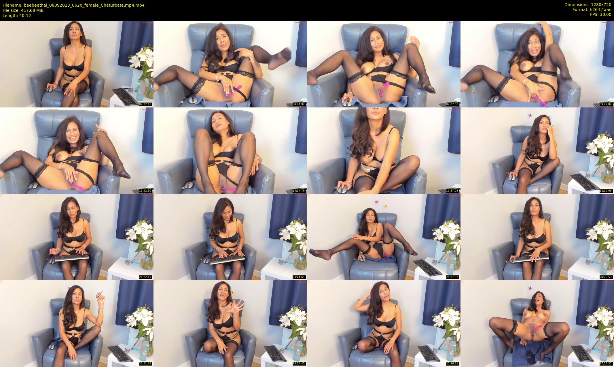 beebeethai — 41 minute Chaturbate female cam show recording, 720p, Sep 8, 2023
