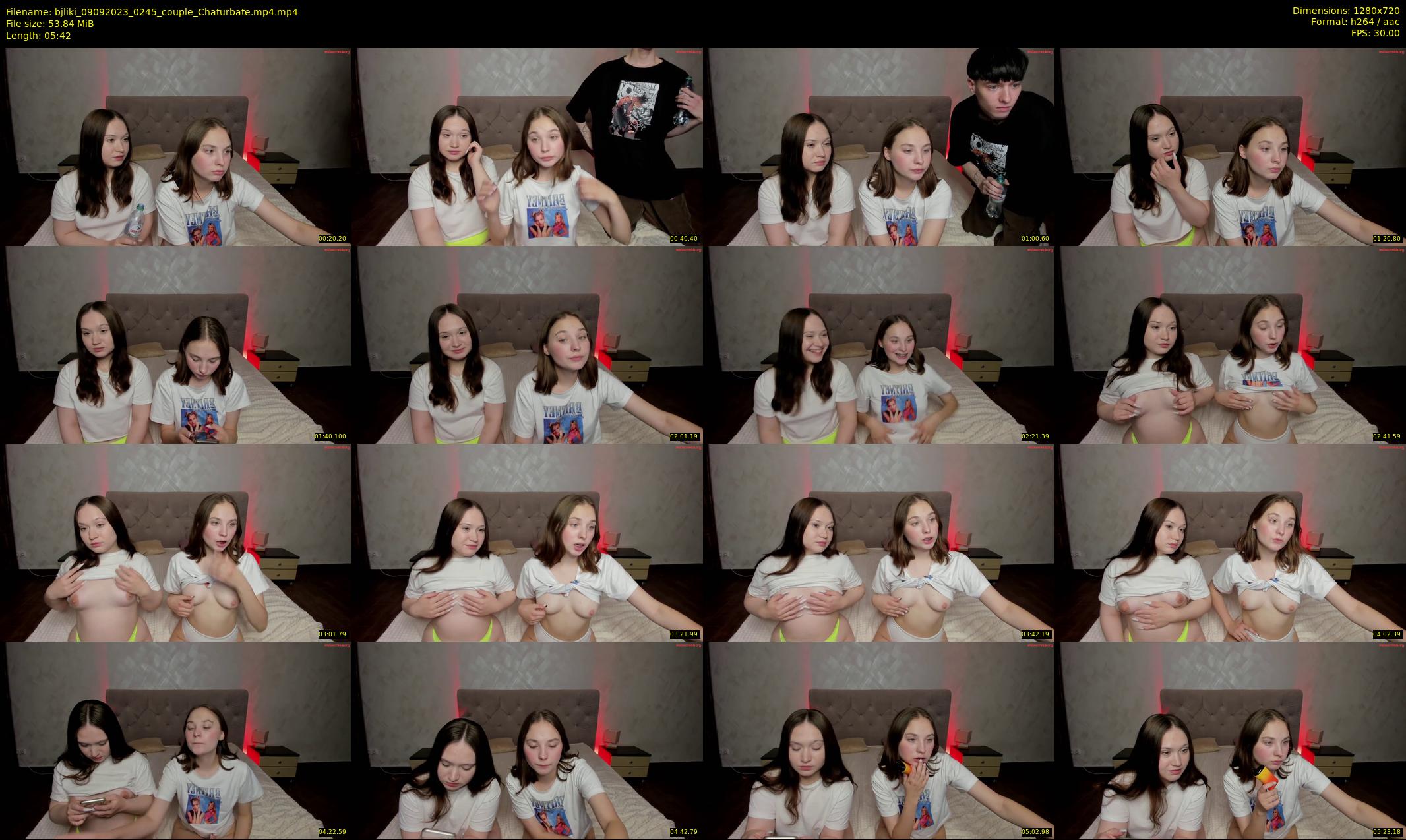 bjliki — 6 minute Chaturbate couple cam show recording, 720p, Sep 9, 2023