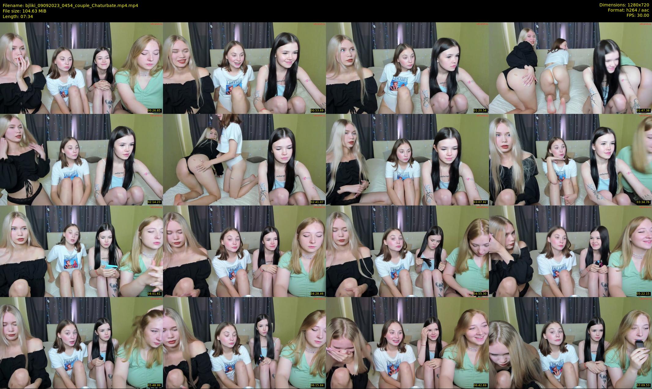 bjliki — 8 minute Chaturbate couple cam show recording, 720p, Sep 9, 2023
