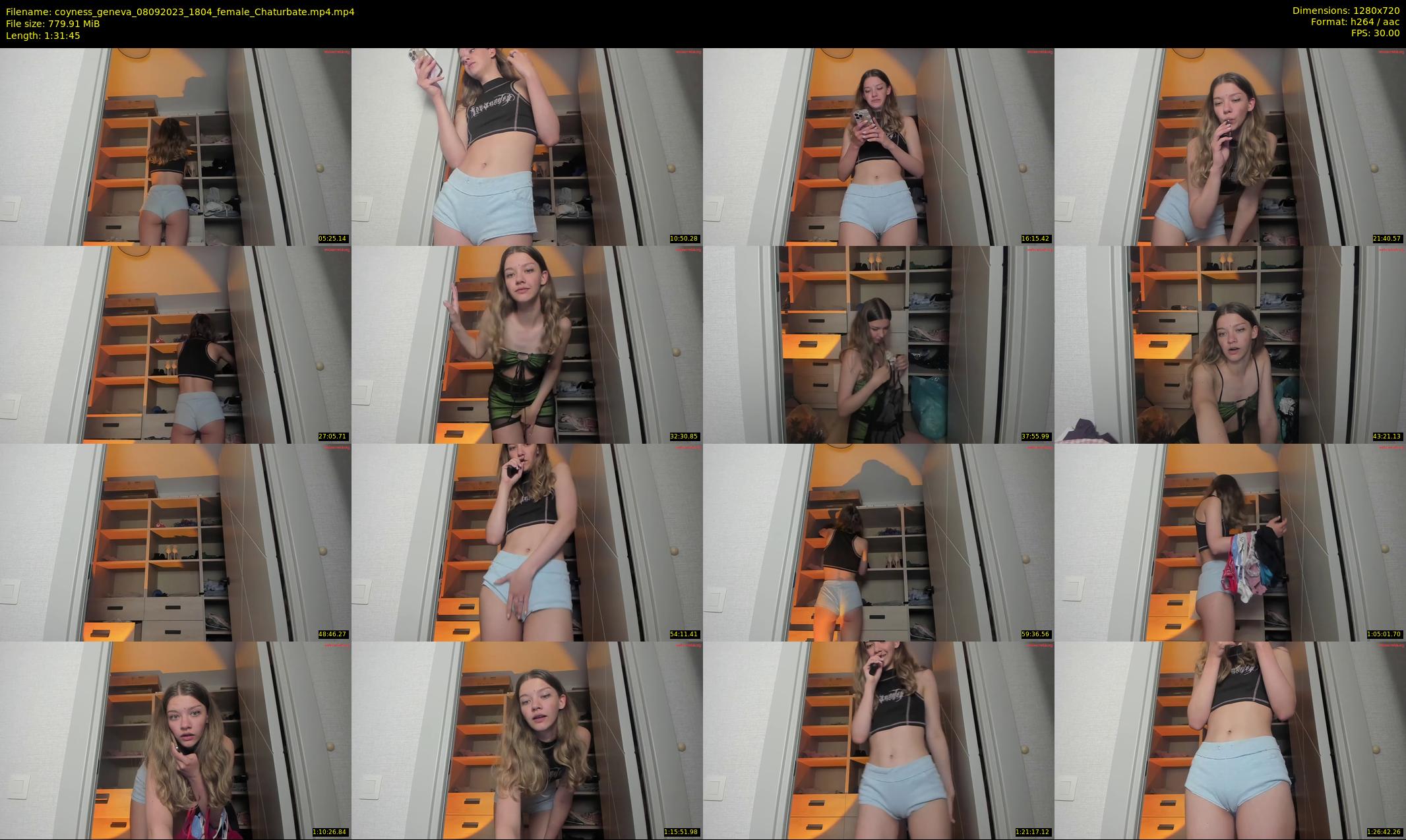 coyness_geneva — 92 minute Chaturbate female cam show recording, 720p, Sep 8, 2023