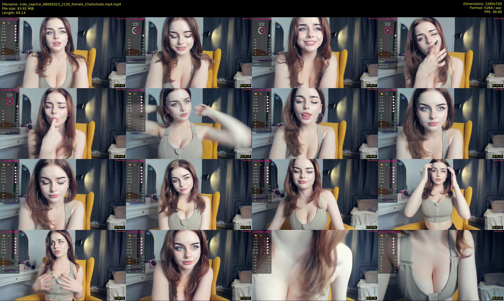 cute_caprice — 10 minute Chaturbate female cam show recording, 720p, Sep 8, 2023