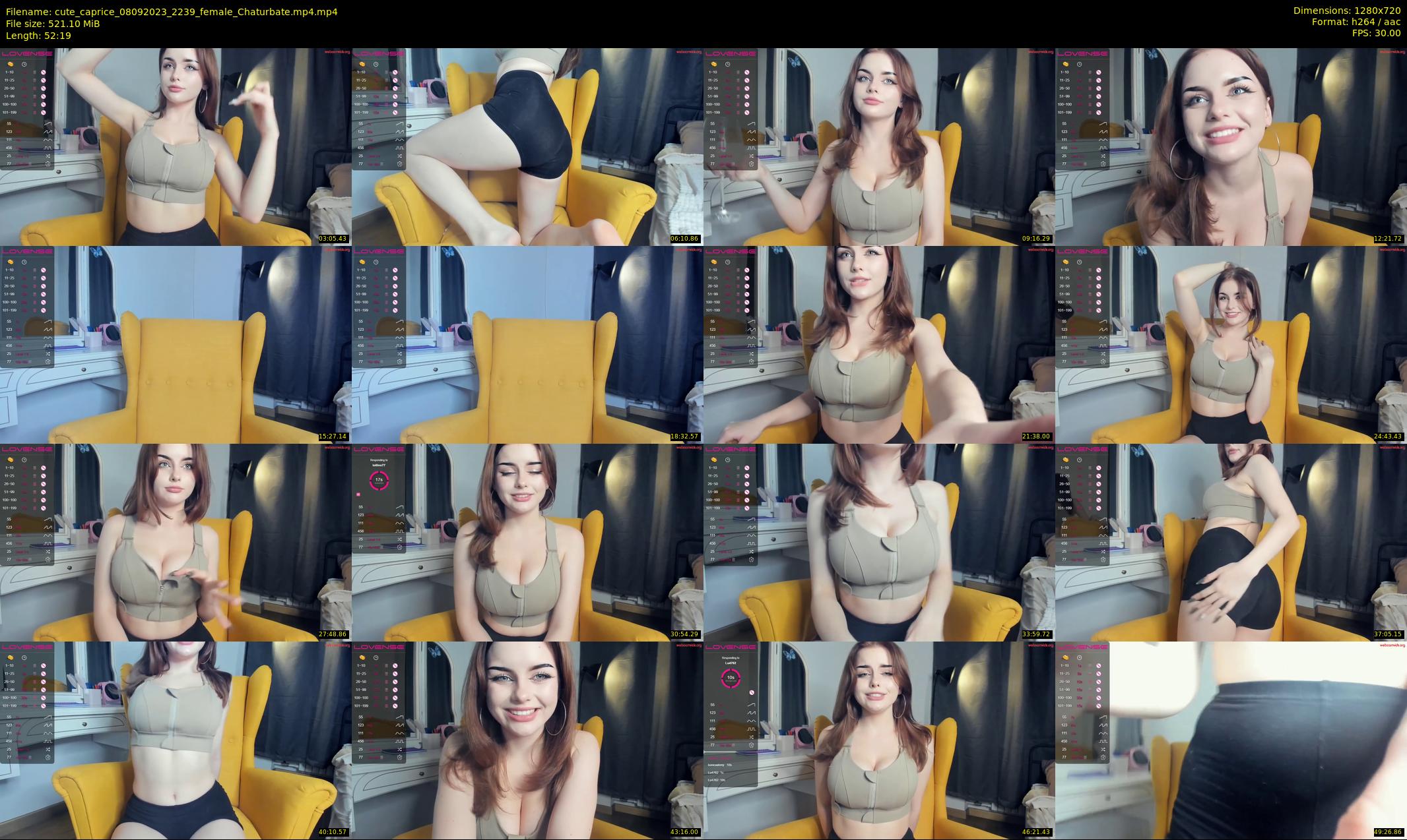 cute_caprice — 53 minute Chaturbate female cam show recording, 720p, Sep 8, 2023