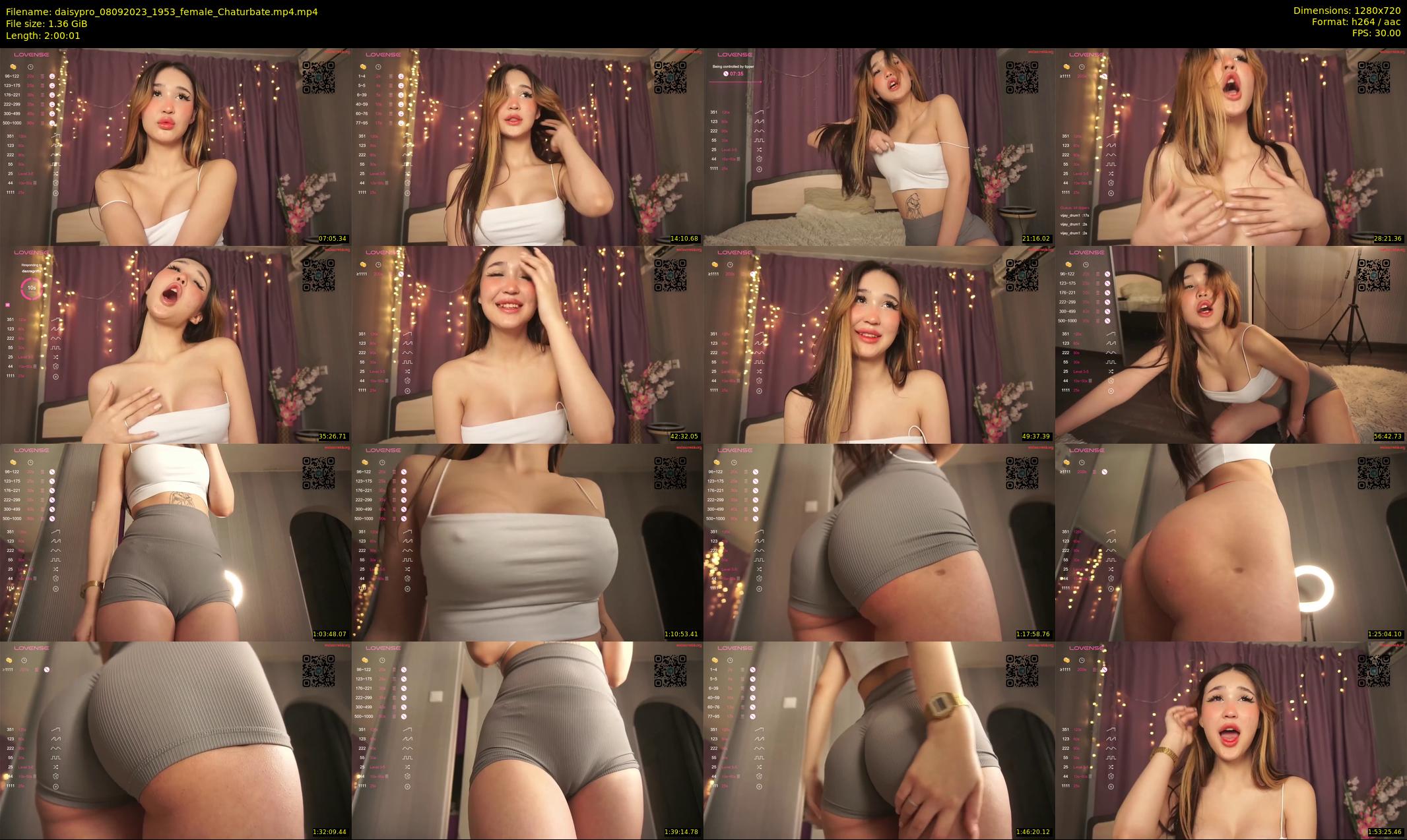 daisypro — 121 minute Chaturbate couple cam show recording, 720p, Sep 8, 2023