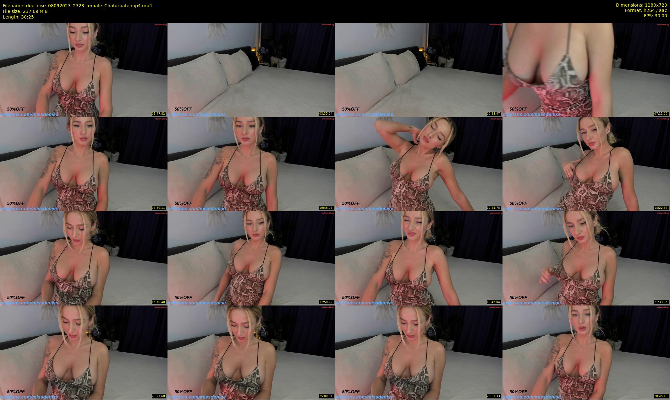 dee_nise — 31 minute Chaturbate female cam show recording, 720p, Sep 8, 2023