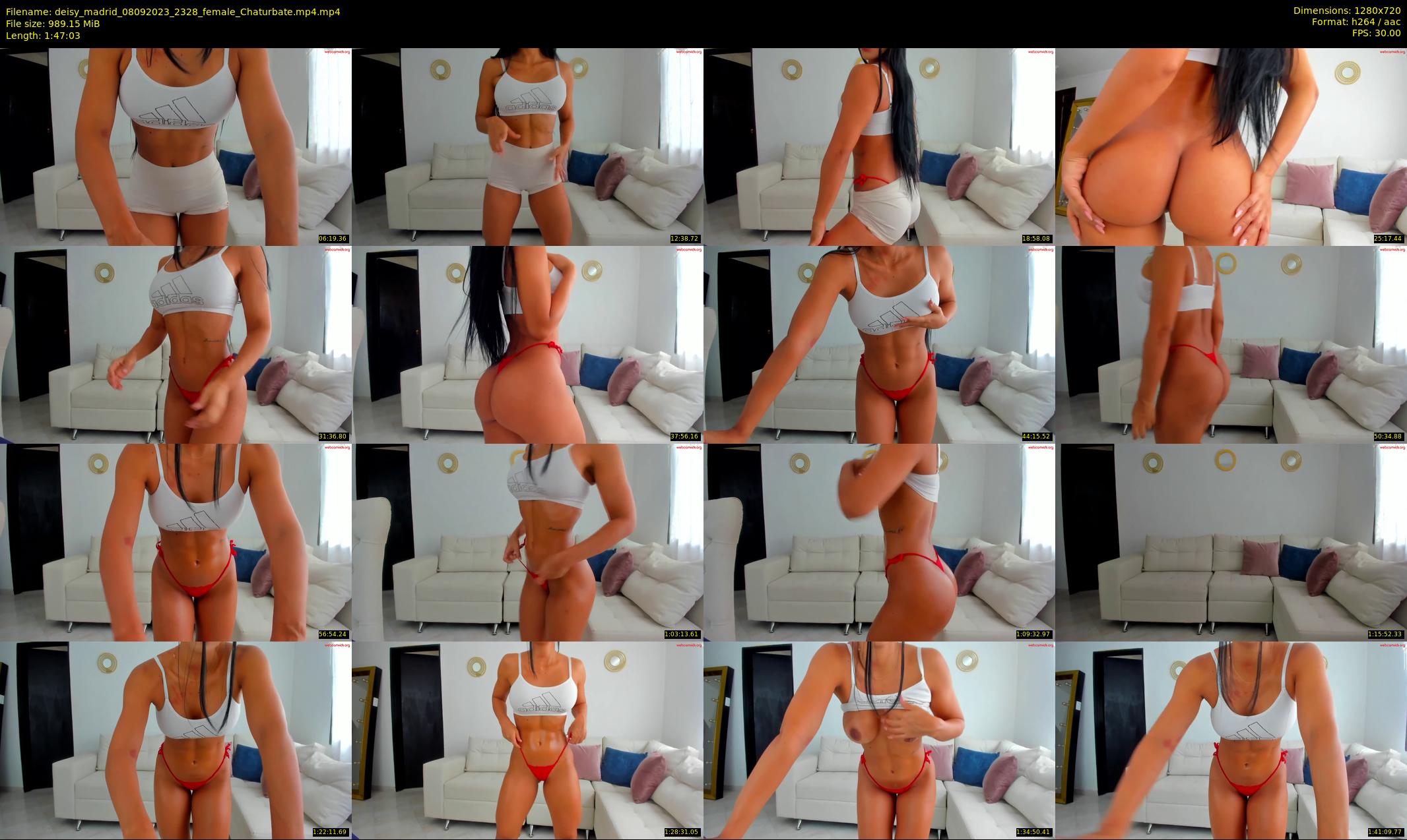 deisy_madrid — 108 minute Chaturbate female cam show recording, 720p, Sep 8, 2023