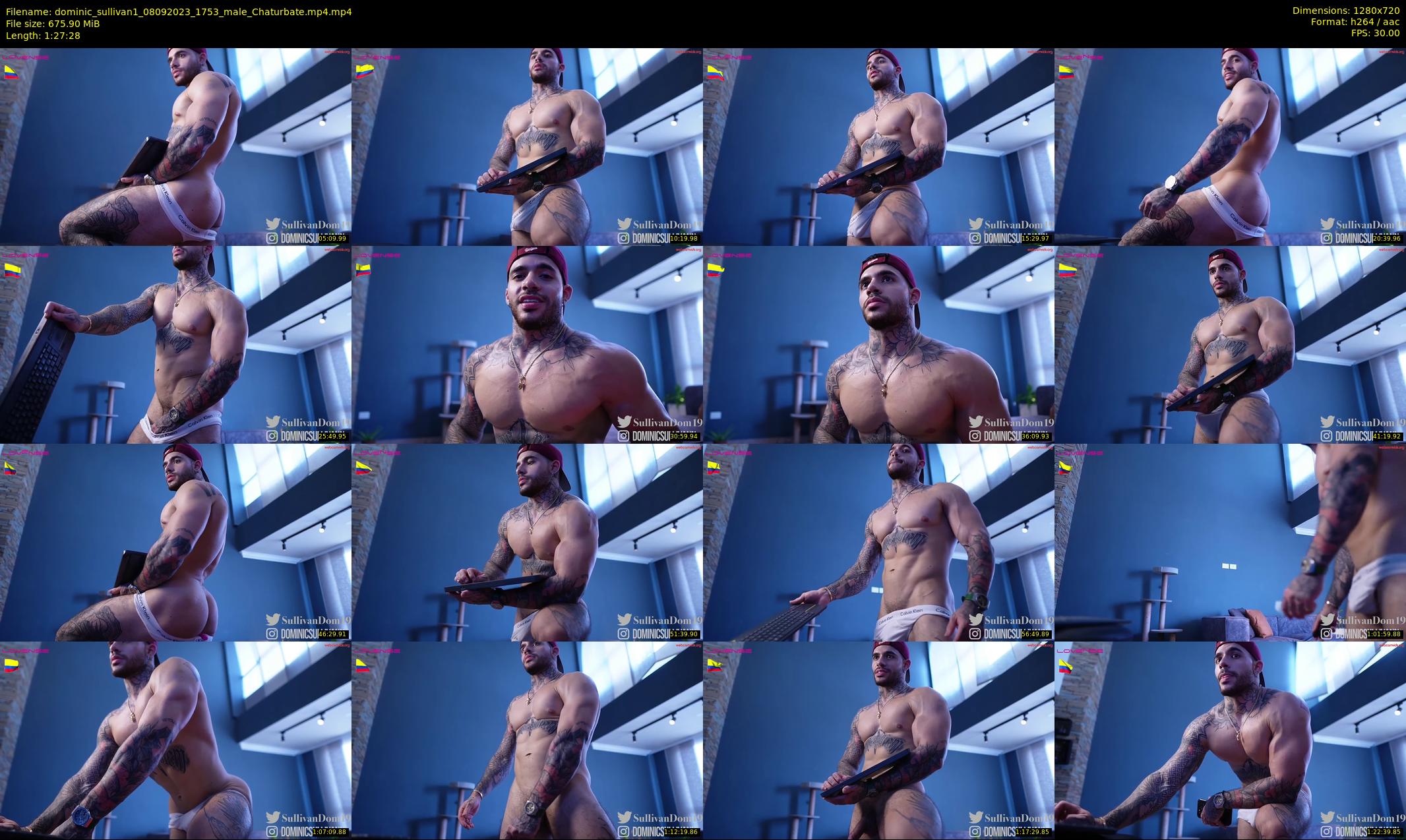 dominic_sullivan1 — 88 minute Chaturbate male cam show recording, 720p, Sep 8, 2023