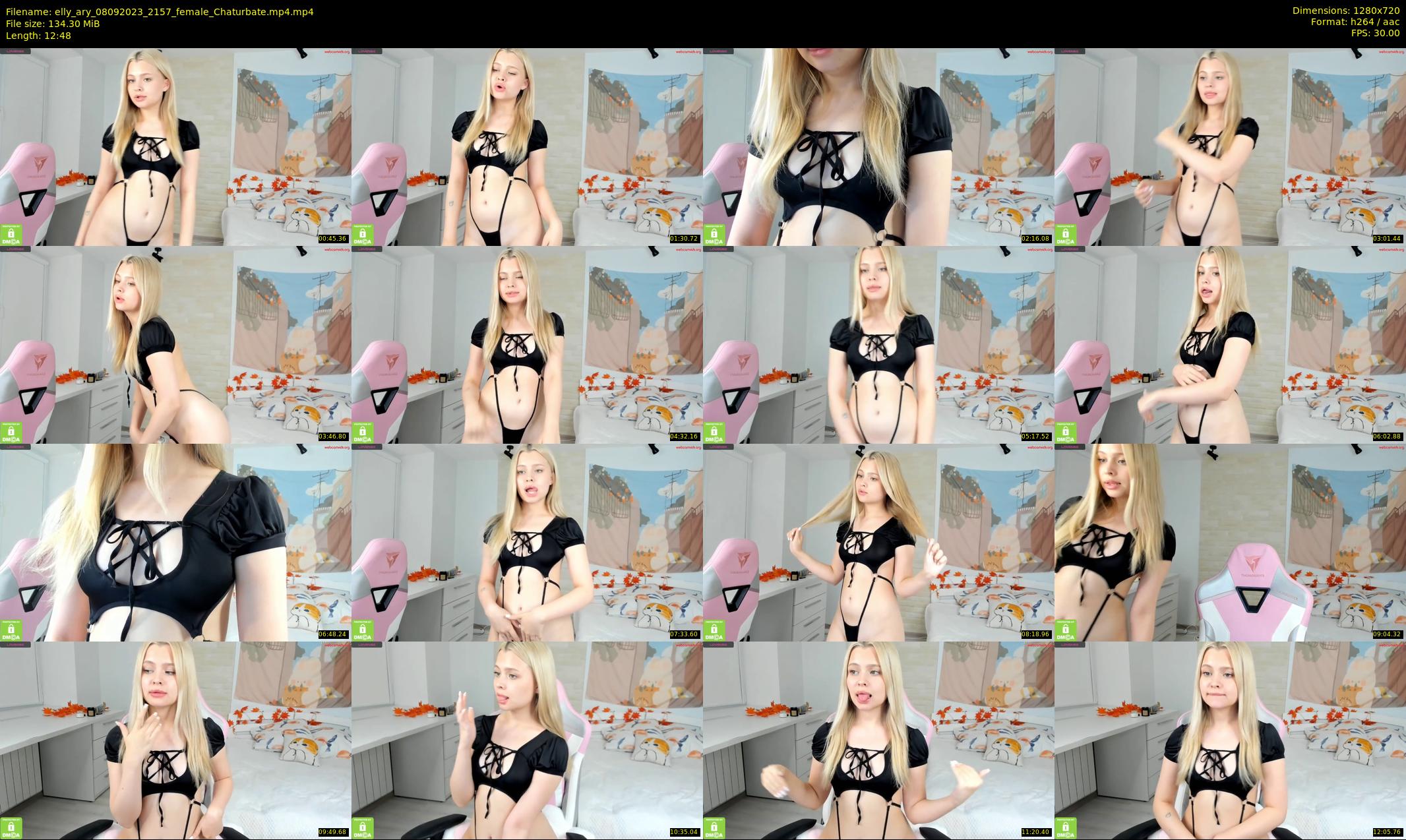 elly_ary — 13 minute Chaturbate female cam show recording, 720p, Sep 8, 2023