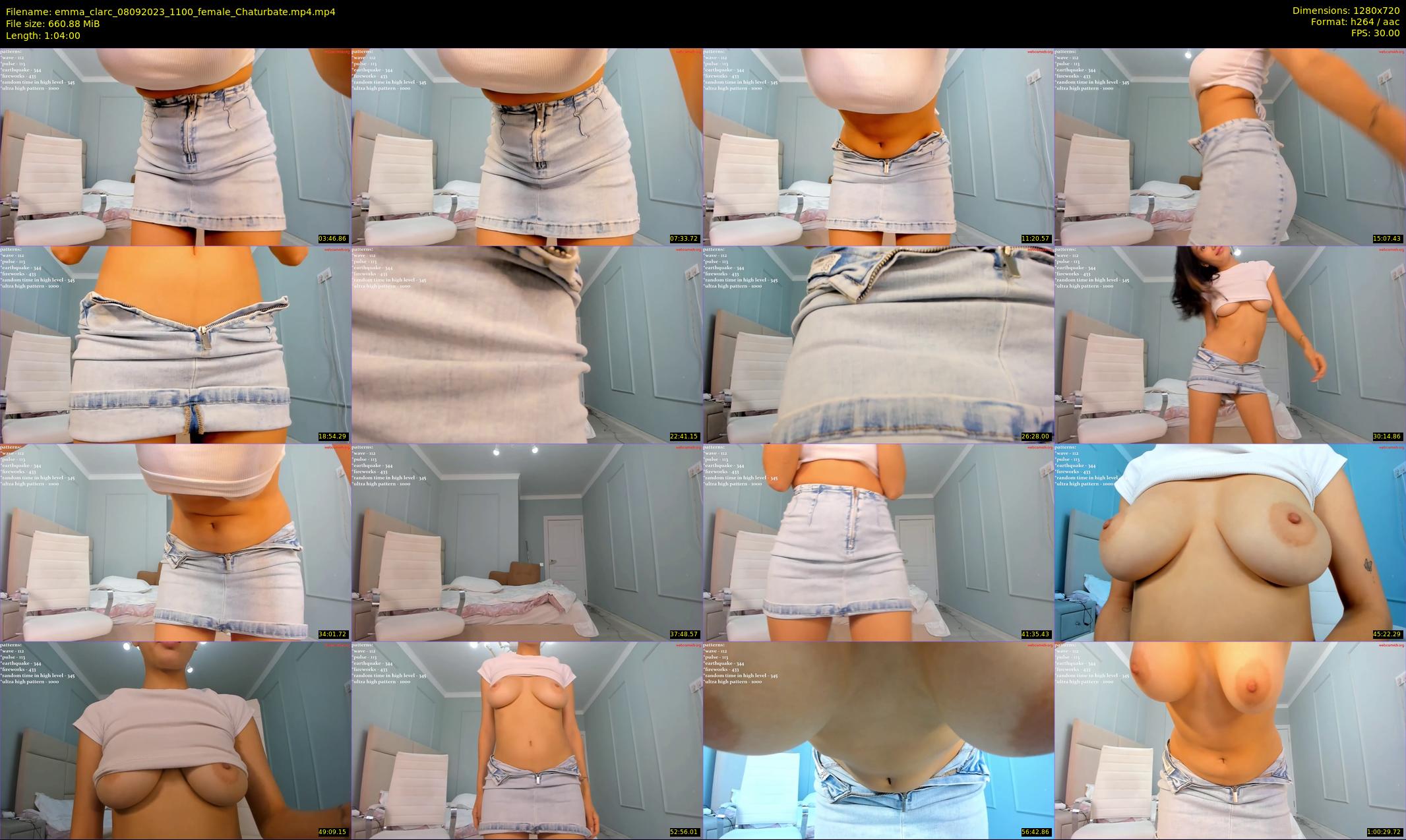 emma_clarc — 64 minute Chaturbate female cam show recording, 720p, Sep 8, 2023