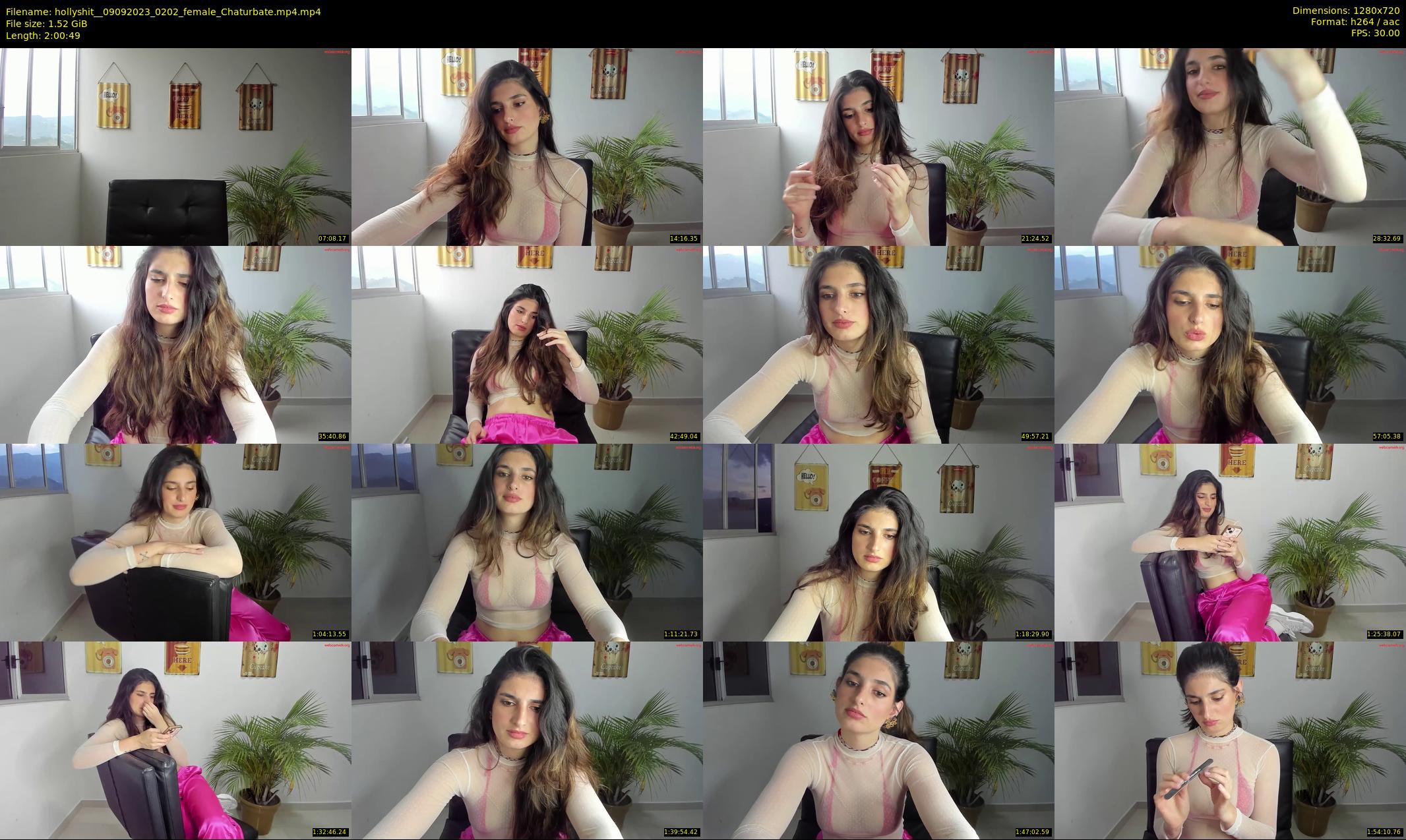 hollyshit_ — 121 minute Chaturbate female cam show recording, 720p, Sep 9, 2023