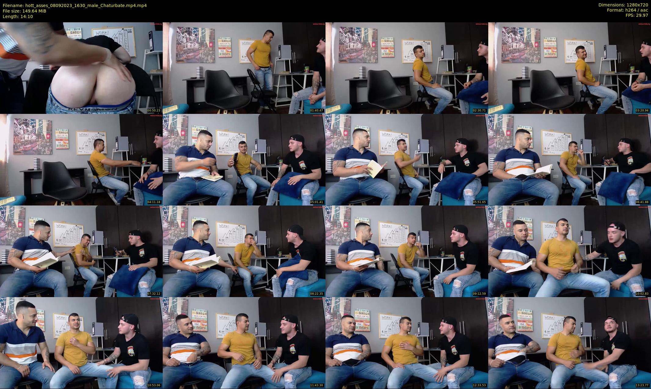 hott_asses — 15 minute Chaturbate male cam show recording, 720p, Sep 8, 2023