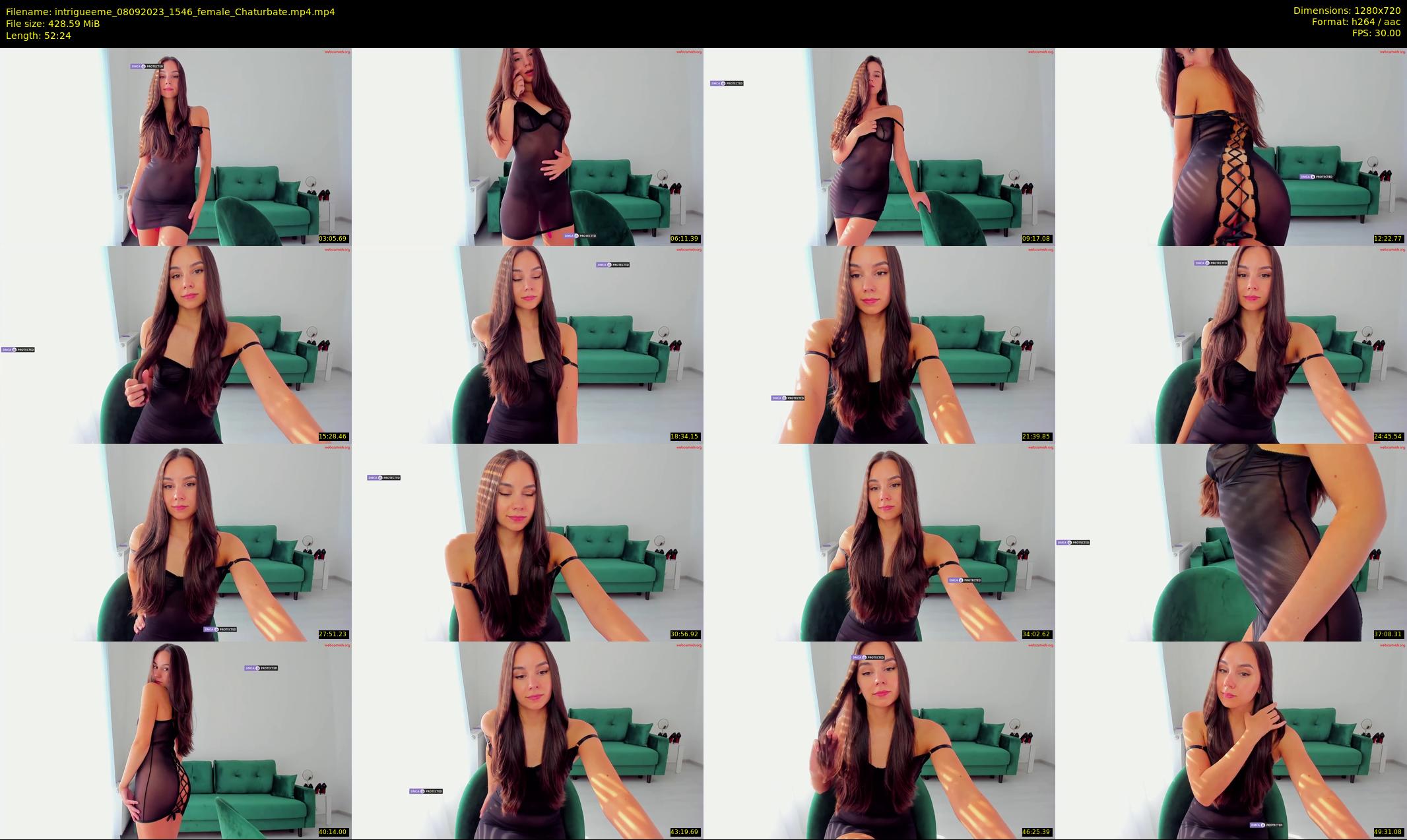 intrigueeme — 53 minute Chaturbate female cam show recording, 720p, Sep 8, 2023