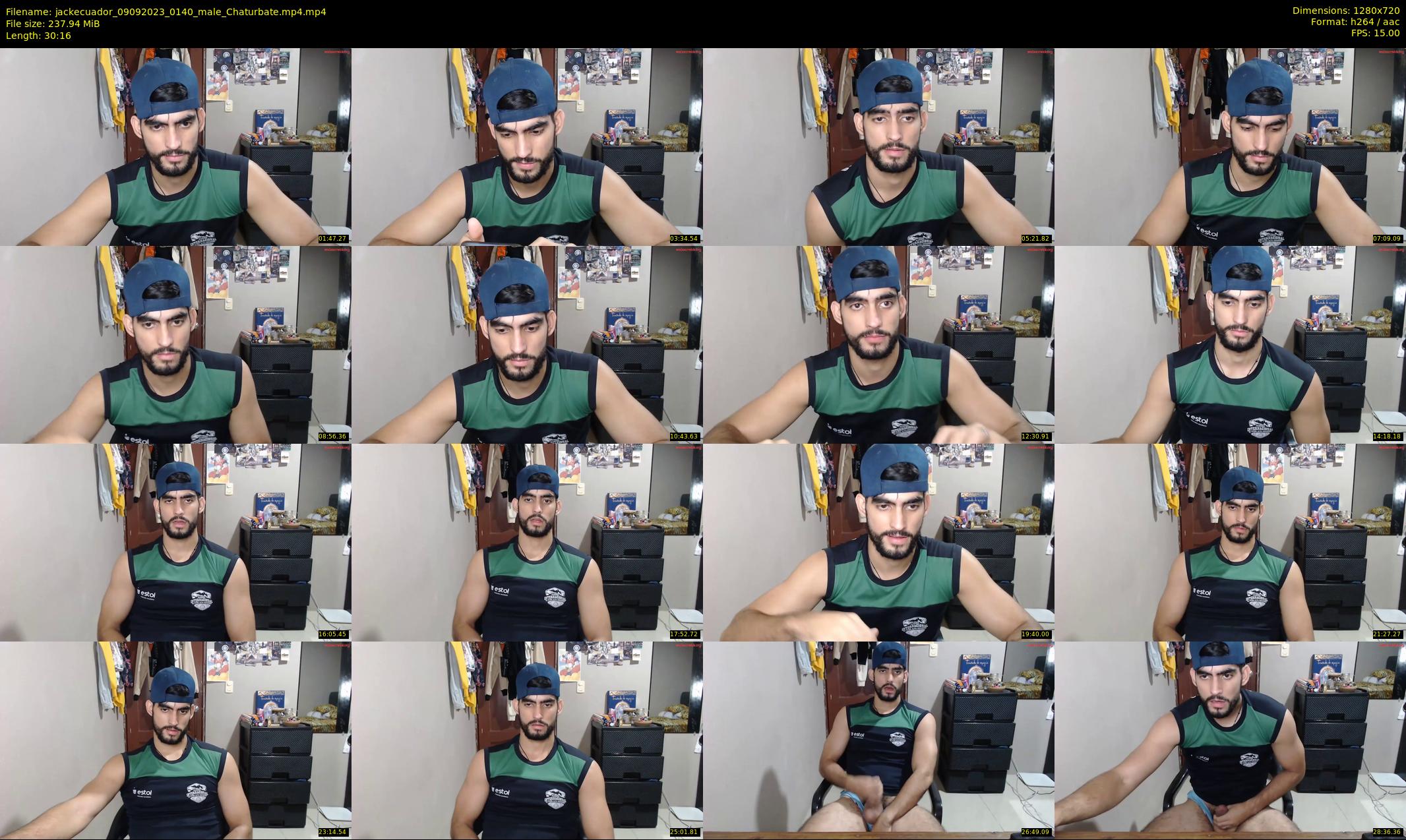 jackecuador — 31 minute Chaturbate male cam show recording, 720p, Sep 9, 2023