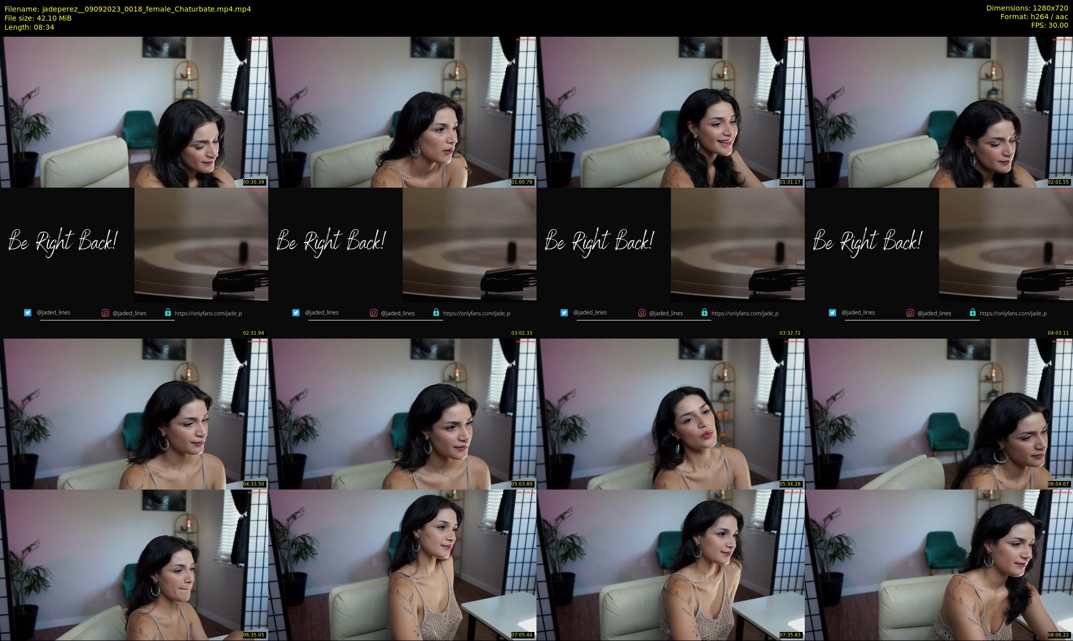 jadeperez_ — 9 minute Chaturbate female cam show recording, 720p, Sep 9, 2023