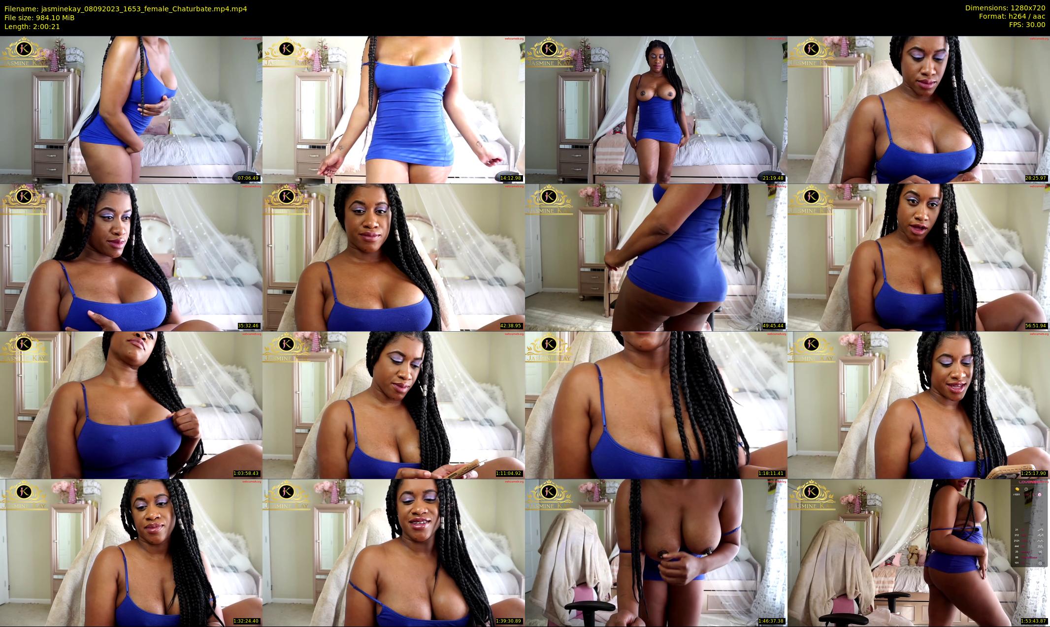 jasminekay — 121 minute Chaturbate female cam show recording, 720p, Sep 8, 2023