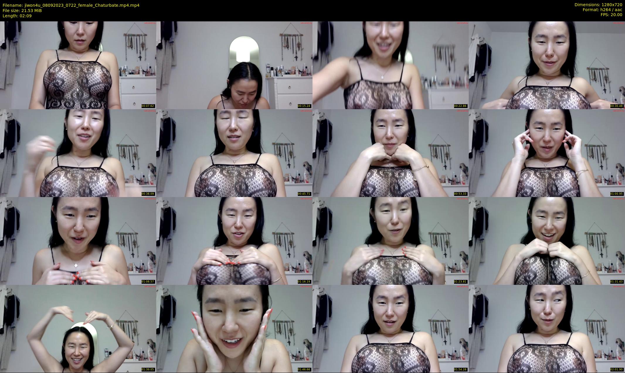 jiwon4u — 3 minute Chaturbate female cam show recording, 720p, Sep 8, 2023