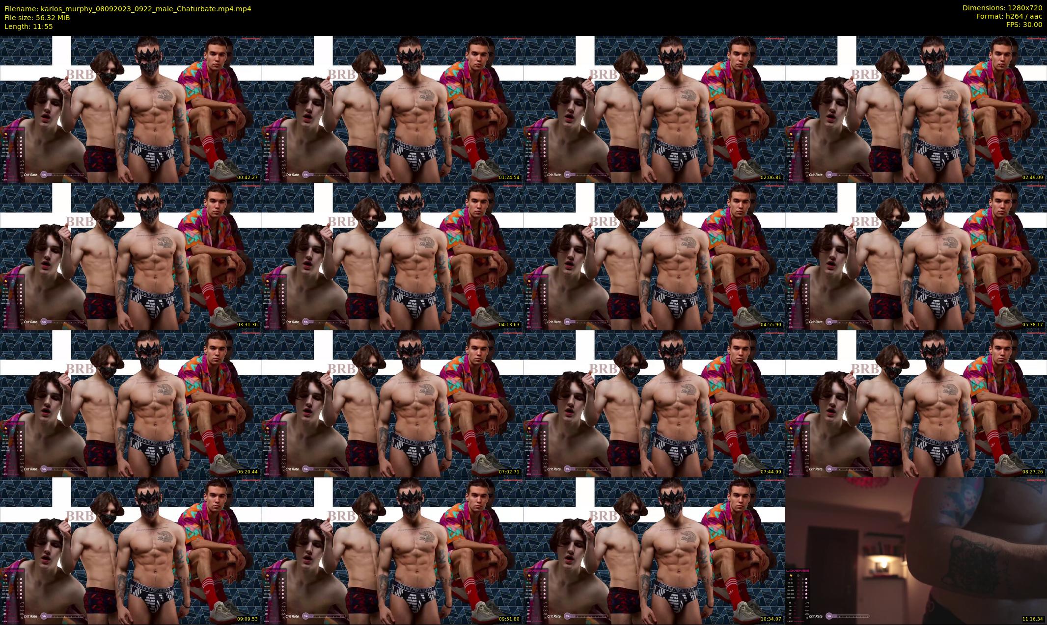 karlos_murphy — 12 minute Chaturbate male cam show recording, 720p, Sep 8, 2023