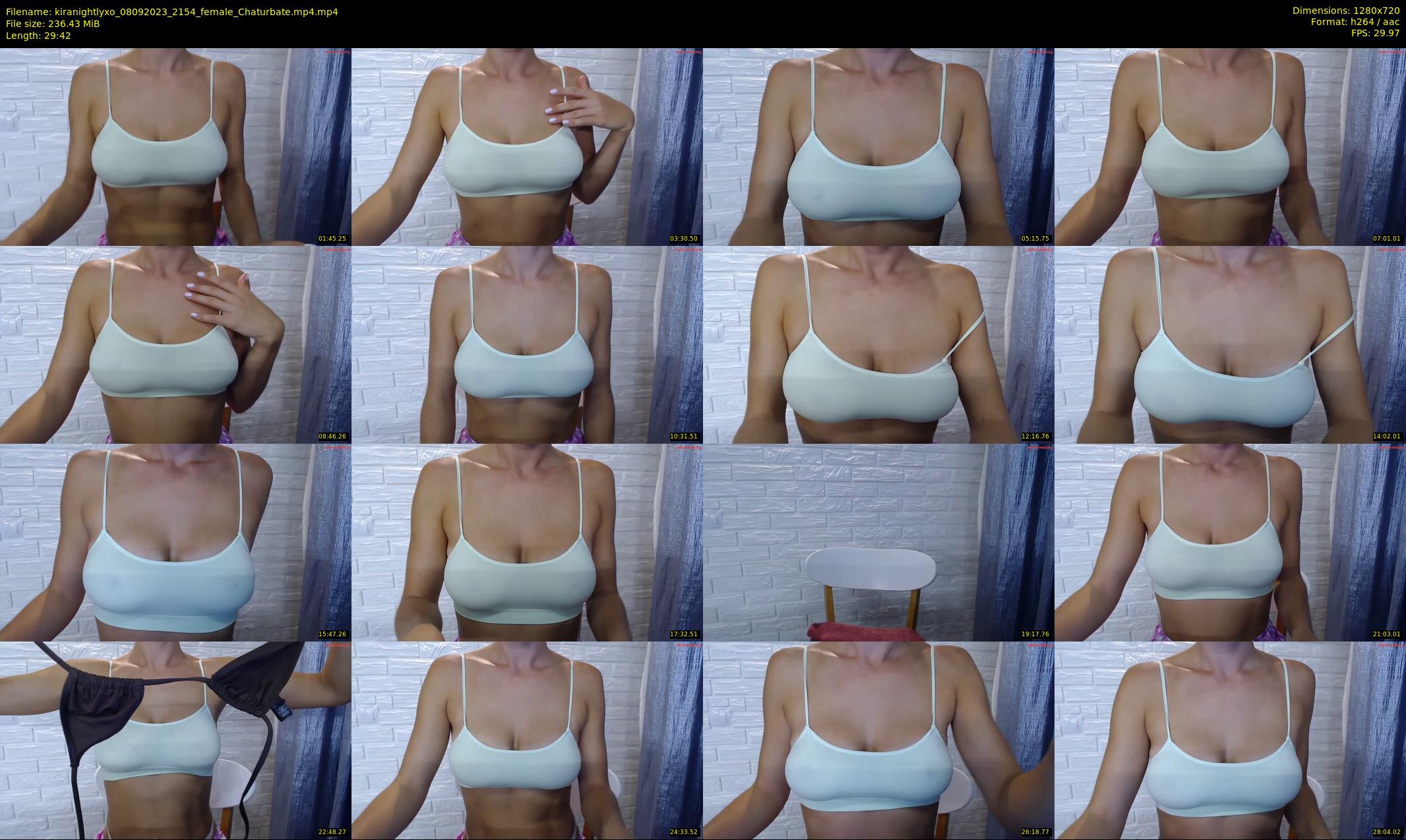 kiranightlyxo — 30 minute Chaturbate female cam show recording, 720p, Sep 8, 2023