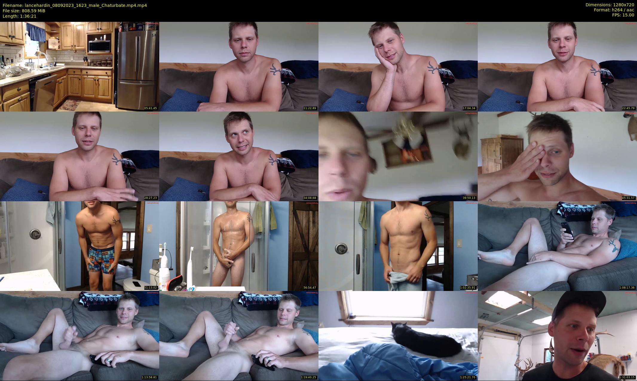 lancehardin — 97 minute Chaturbate male cam show recording, 720p, Sep 8, 2023
