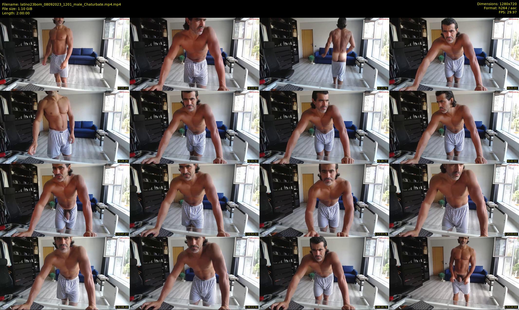 latino23bom — 120 minute Chaturbate male cam show recording, 720p, Sep 8, 2023