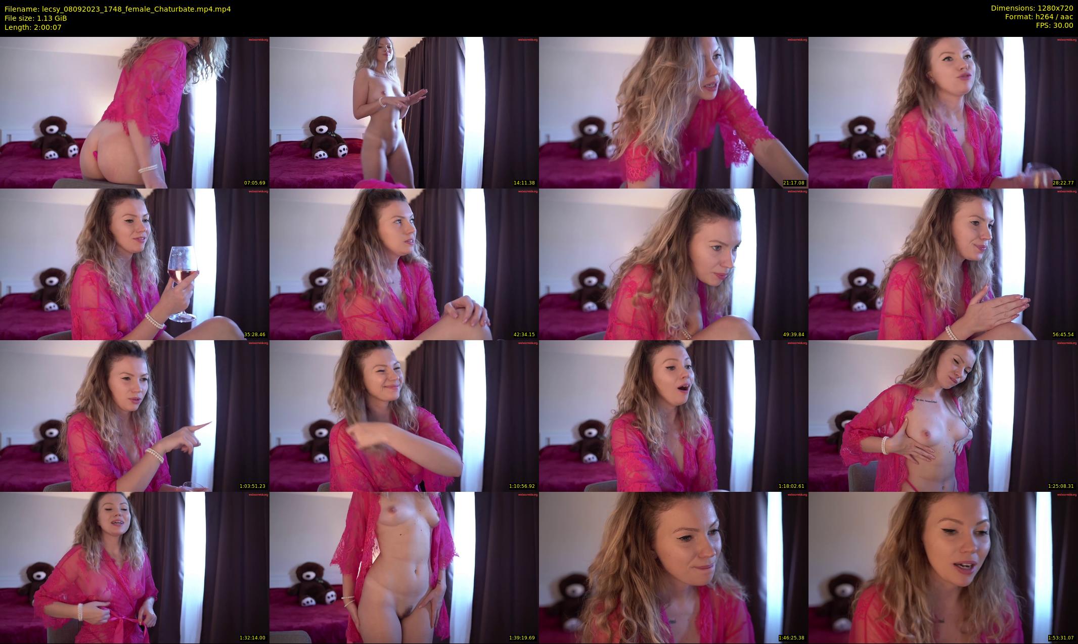lecsy — 121 minute Chaturbate female cam show recording, 720p, Sep 8, 2023