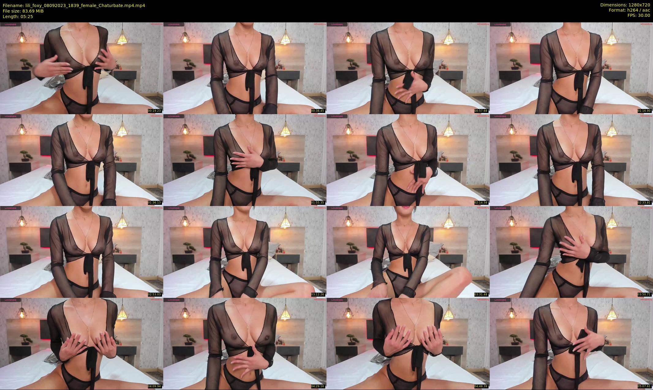 lili_foxy — 6 minute Chaturbate female cam show recording, 720p, Sep 8, 2023