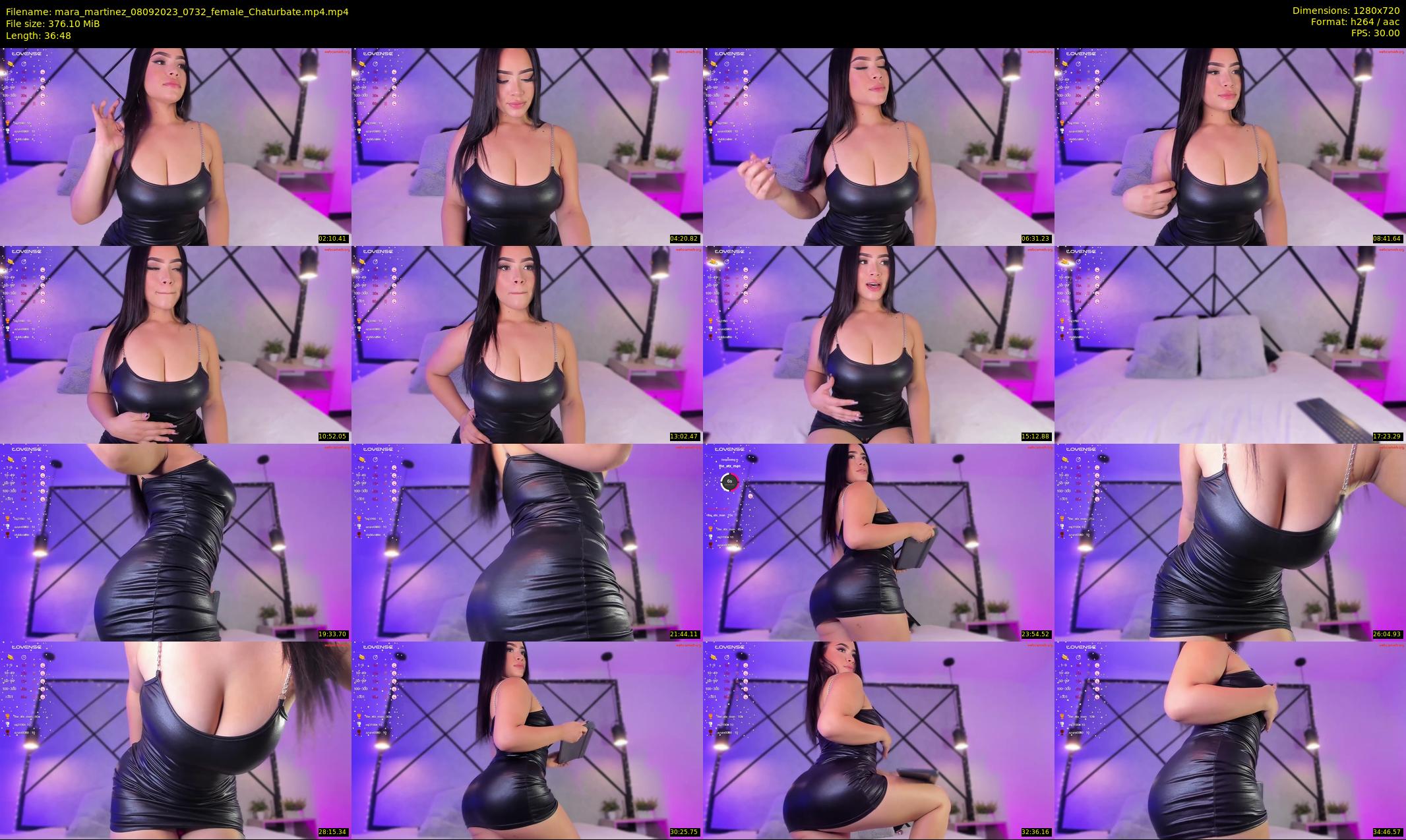 mara_martinez — 37 minute Chaturbate female cam show recording, 720p, Sep 8, 2023