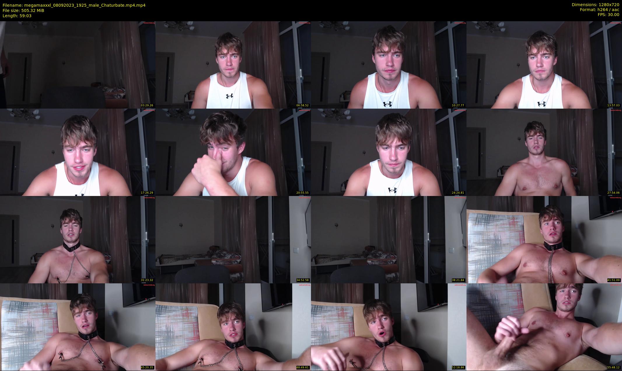 megamaxxxl — 60 minute Chaturbate male cam show recording, 720p, Sep 8, 2023