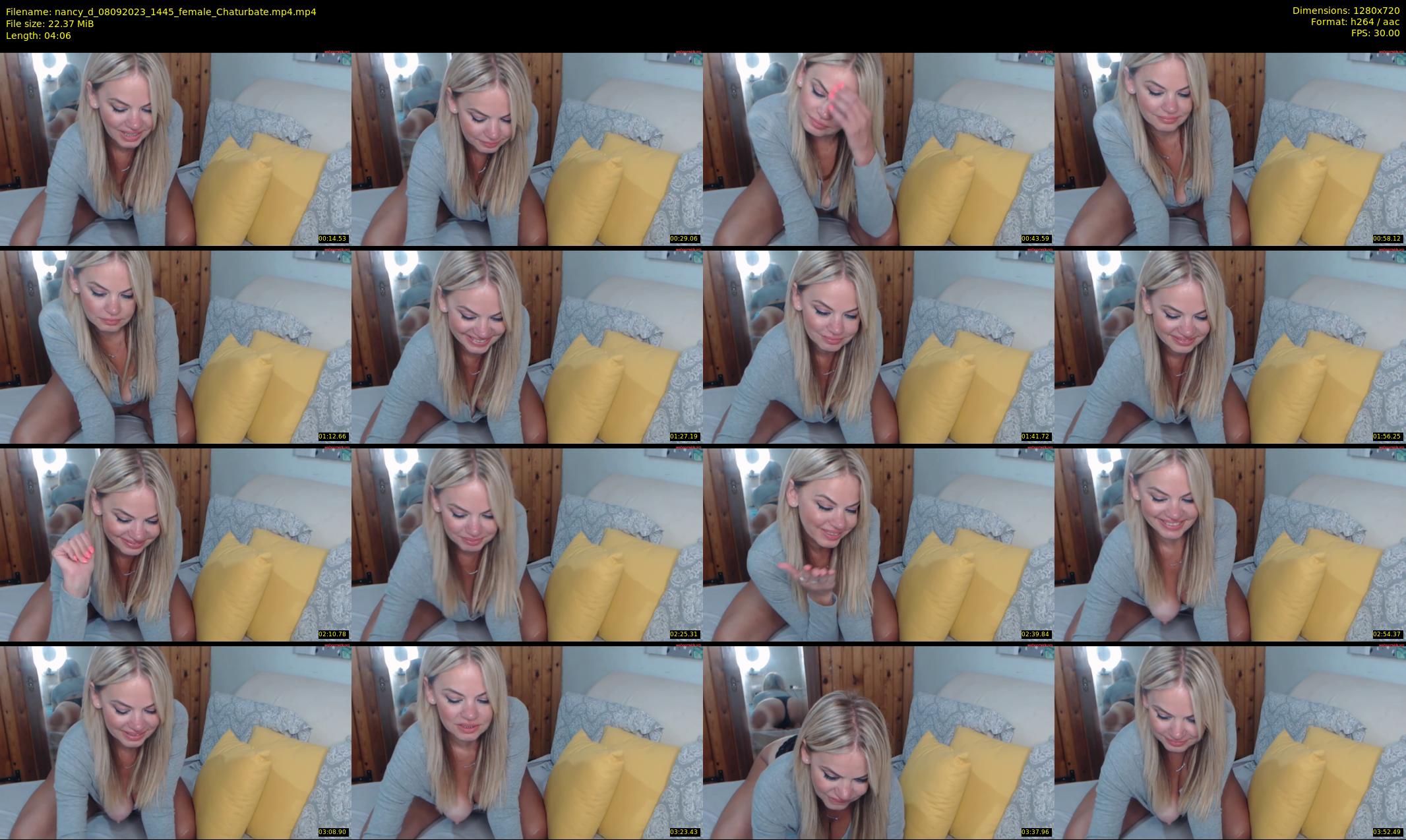nancy_d — 5 minute Chaturbate female cam show recording, 720p, Sep 8, 2023