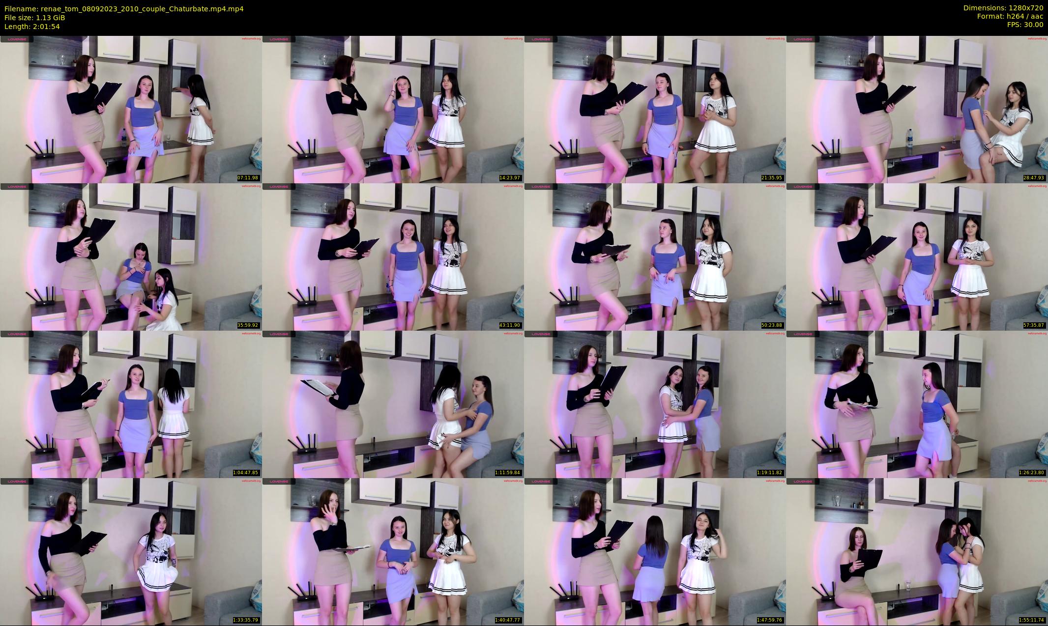 renae_tom — 122 minute Chaturbate couple cam show recording, 720p, Sep 8, 2023