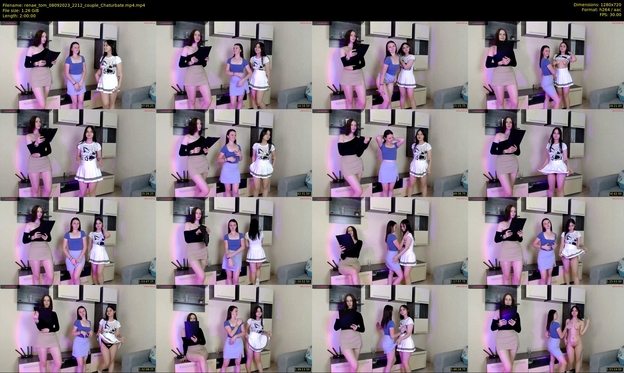 renae_tom — 120 minute Chaturbate couple cam show recording, 720p, Sep 8, 2023