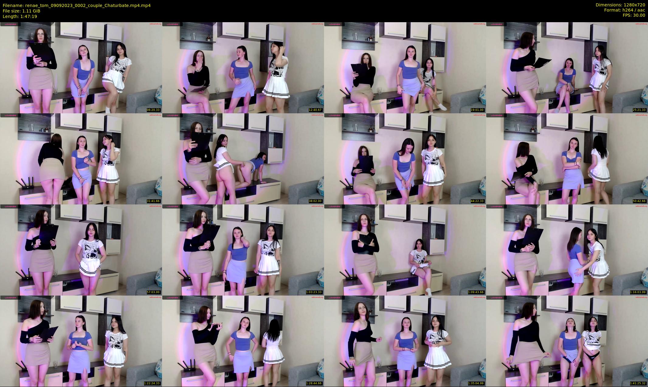 renae_tom — 108 minute Chaturbate couple cam show recording, 720p, Sep 9, 2023