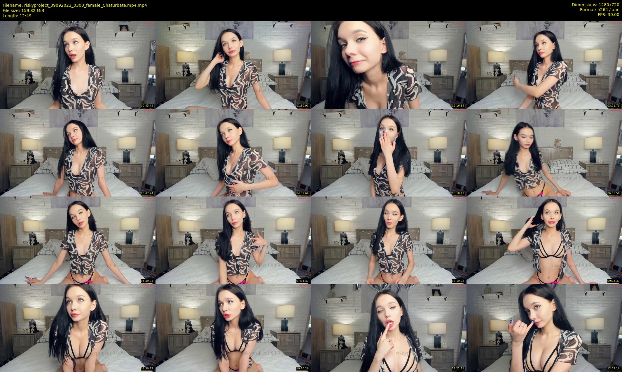 riskyproject — 13 minute Chaturbate couple cam show recording, 720p, Sep 9, 2023