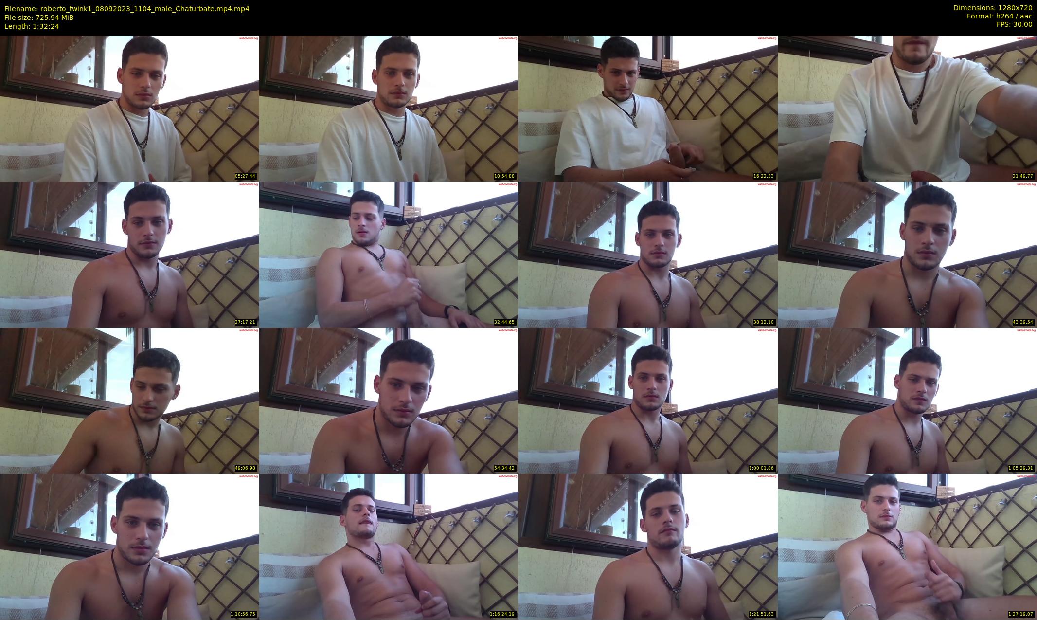 roberto_twink1 — 93 minute Chaturbate male cam show recording, 720p, Sep 8, 2023