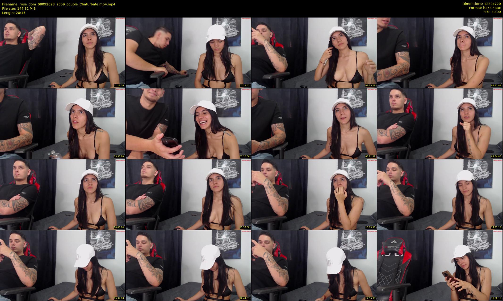 rose_dom — 21 minute Chaturbate couple cam show recording, 720p, Sep 8, 2023