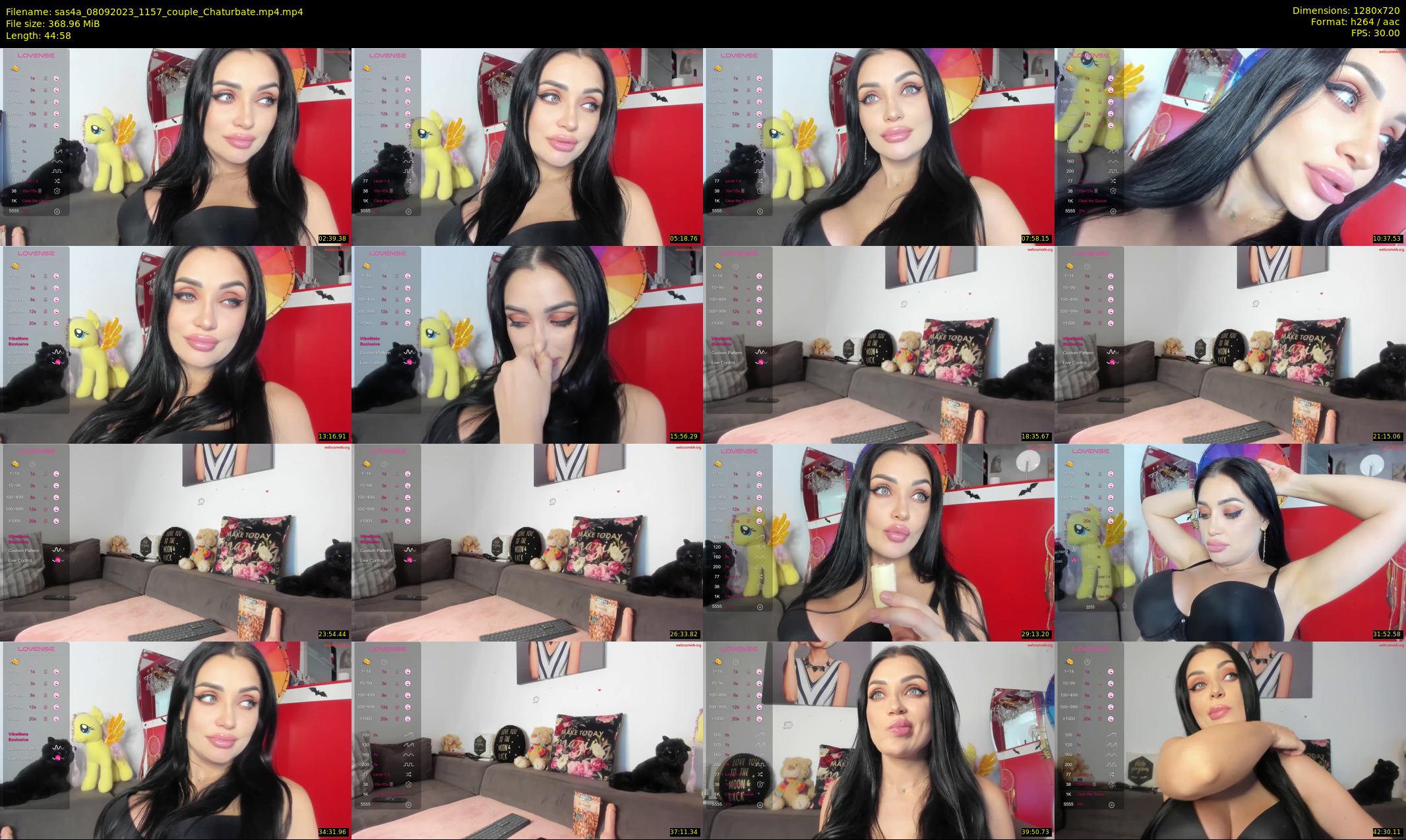 sas4a — 45 minute Chaturbate female cam show recording, 720p, Sep 8, 2023
