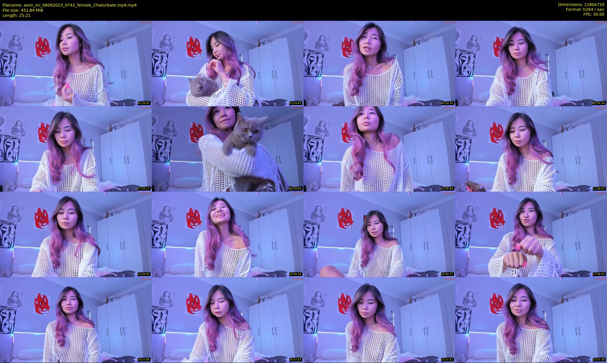 seon_mi — 26 minute Chaturbate female cam show recording, 720p, Sep 8, 2023