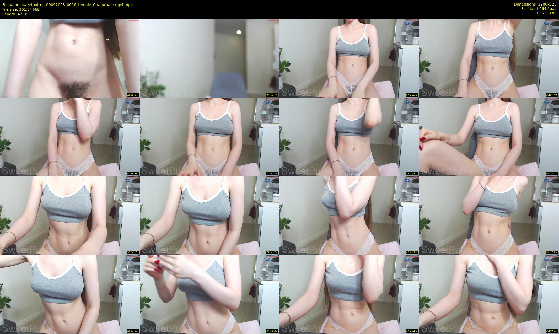sweetpulse_ — 43 minute Chaturbate female cam show recording, 720p, Sep 9, 2023